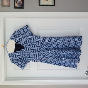 Draper James Blue Polka Dot Dress Size 6